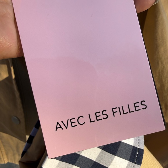 Avec Les Filles 
GINGHAM TRIM COTTON CAPE JACKET - Picture 9 of 11